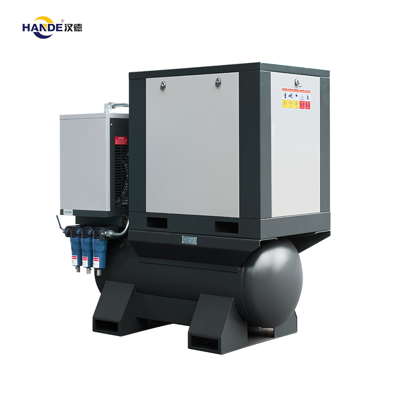 Китай Винтовой воздушный компрессор ХАНДЕ
 с фиксированной скоростью 11 кВт, 15 л.с., 4-в-1, HDC
-11, производитель