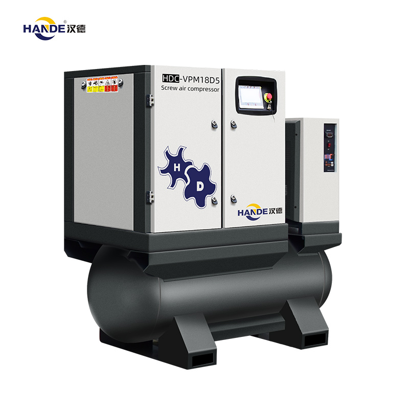 HANDE PM VSD 18.5KW 25HP 4-IN-1 Screw Air Compressor HDC-VPM18D5