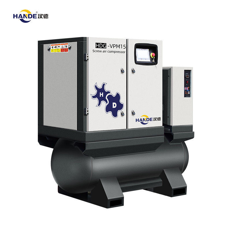 HANDE 4-IN-1 PM VSD 15KW 20HP 16 Bar Laser Cutting Screw Air Compressor HDG-VPM15