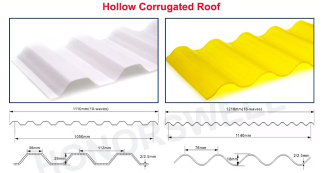 Solid/ Corrugated Polycarbonate Sheet