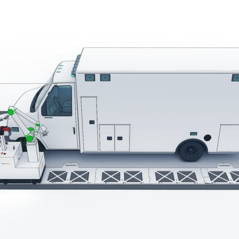 intelligent spray painting robot