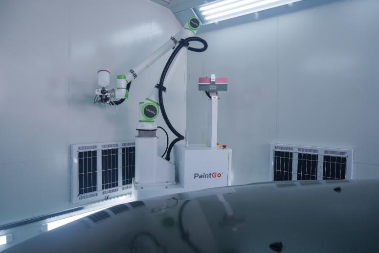 intelligent paint spraying system