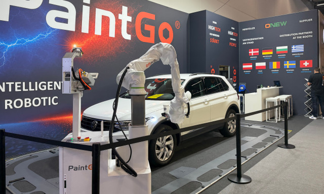 PaintGo Intelligent Spraying Robots Debut at Automechanika Frankfurt 2026