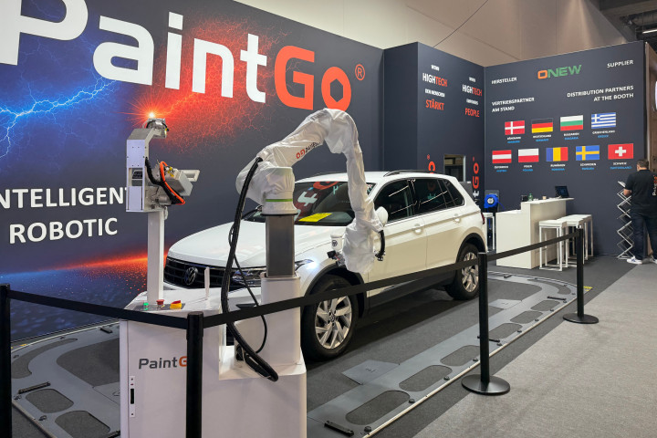 Интеллектуальные распылительные роботы PaintGo дебютируют на Automechanika Frankfurt 2026