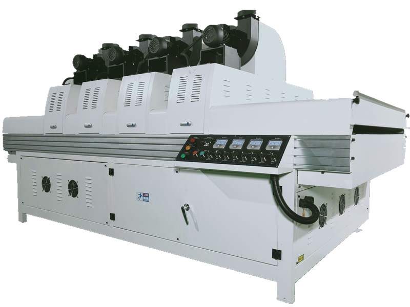 Plastic uv coating drying machine