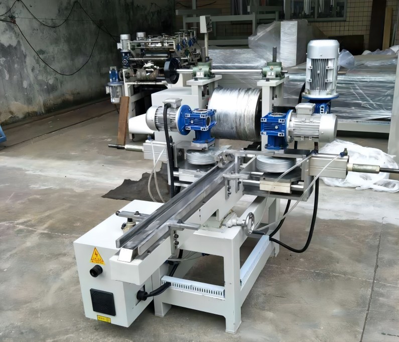 wood line and board surface treatment embossing machine