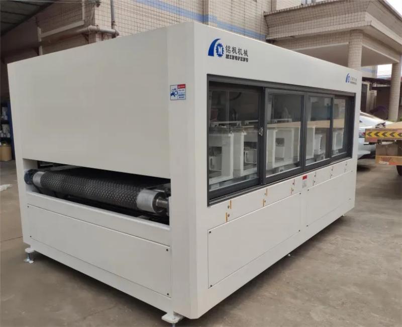 What is the most suitable industrial sanding machine for plywood?