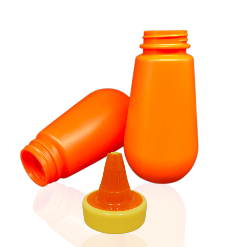 plastic condiment bottles