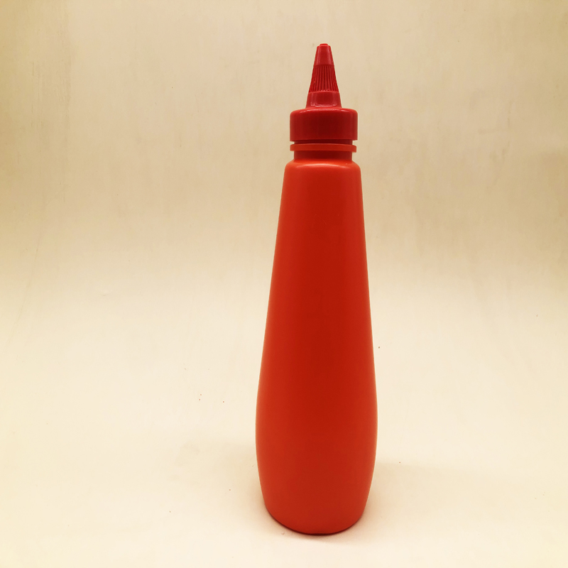 500ml Plastic Ketchup Squeeze Bottle With Lids