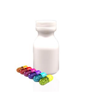 Plastic Capsule Shaped Bottle For Capsules