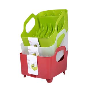 Plastic Dish Drainer Basket Set