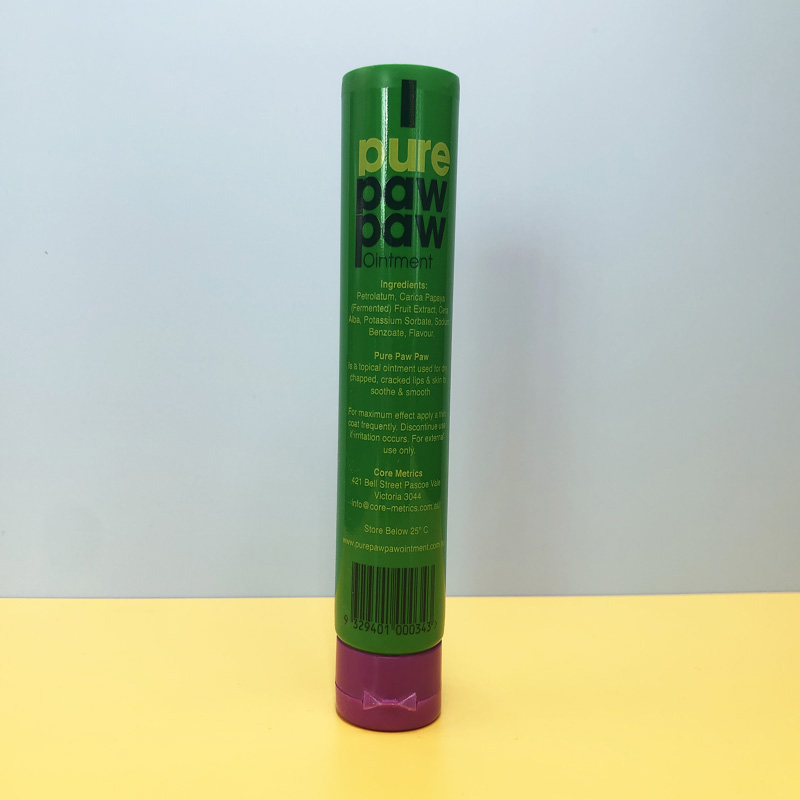 plastic soft cosmetics tube for lotion cream