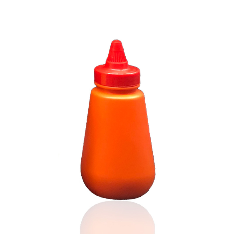 250ml Plastic Condiment Bottles Twist Cap Lids