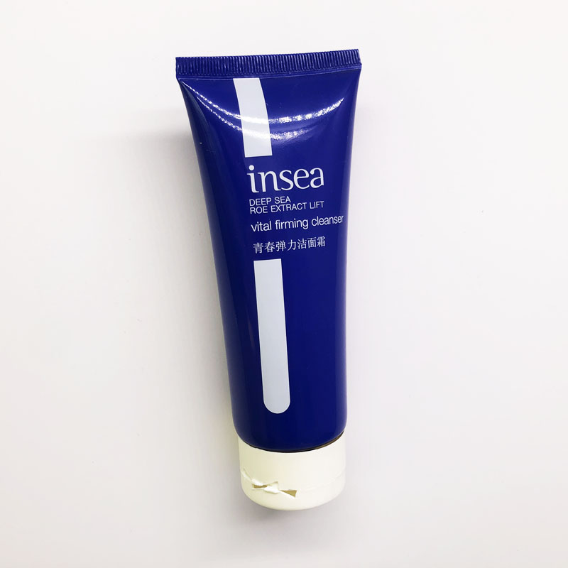 plastic tube for cosmetics firming cleanser