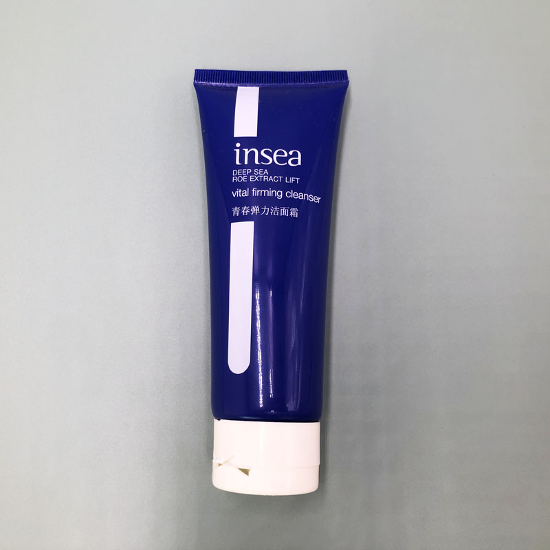 plastic tube for cosmetics firming cleanser