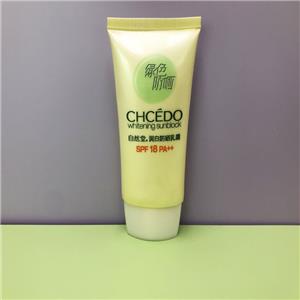 plastic cosmetic tube for hand lotion