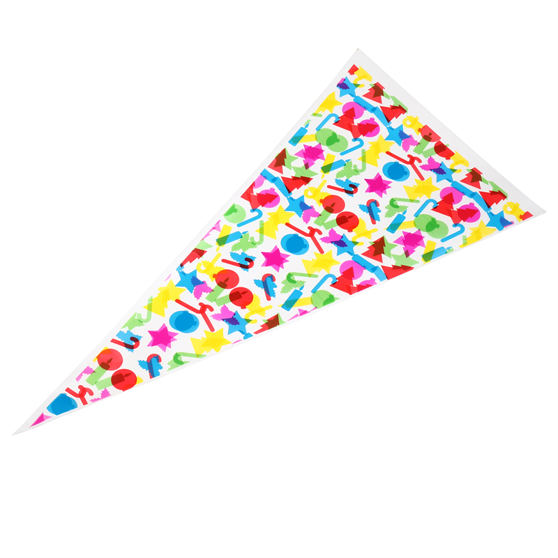 Cellophane BOPP CPP PLA Triangle Cone-shaped Candy Bag