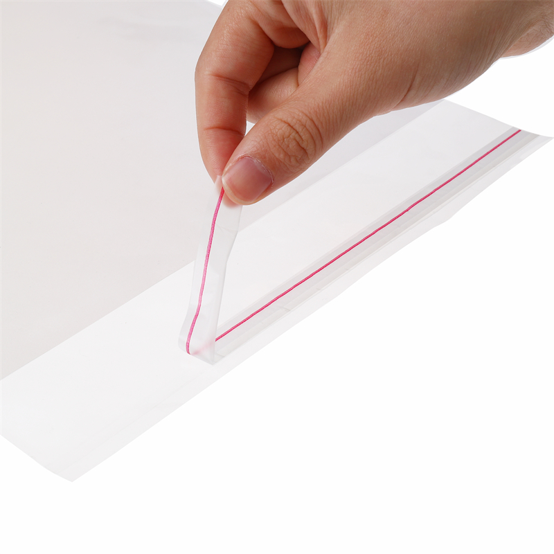 Cellophane Self Adhesive Seal Bag Resealable Flap Tape Bag