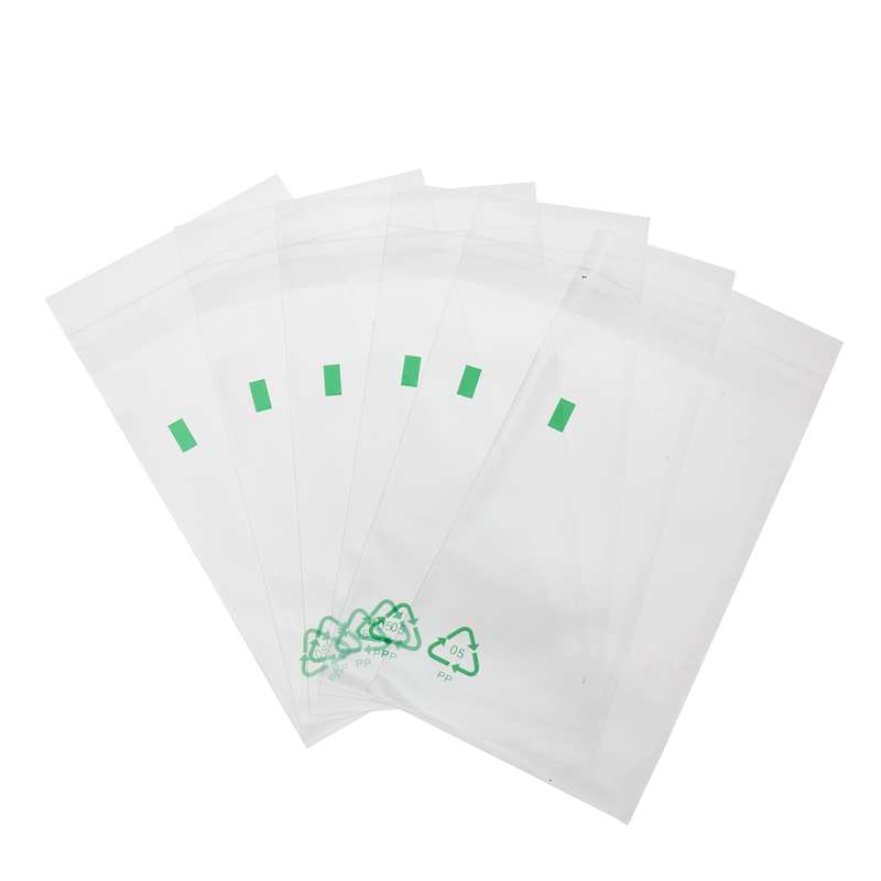 Cellophane Self Adhesive Seal Bag Resealable Flap Tape Bag