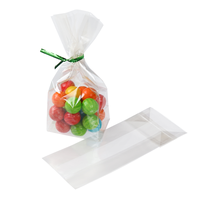 Home Compostable Cellophane Block Square Cross Bottom Bag