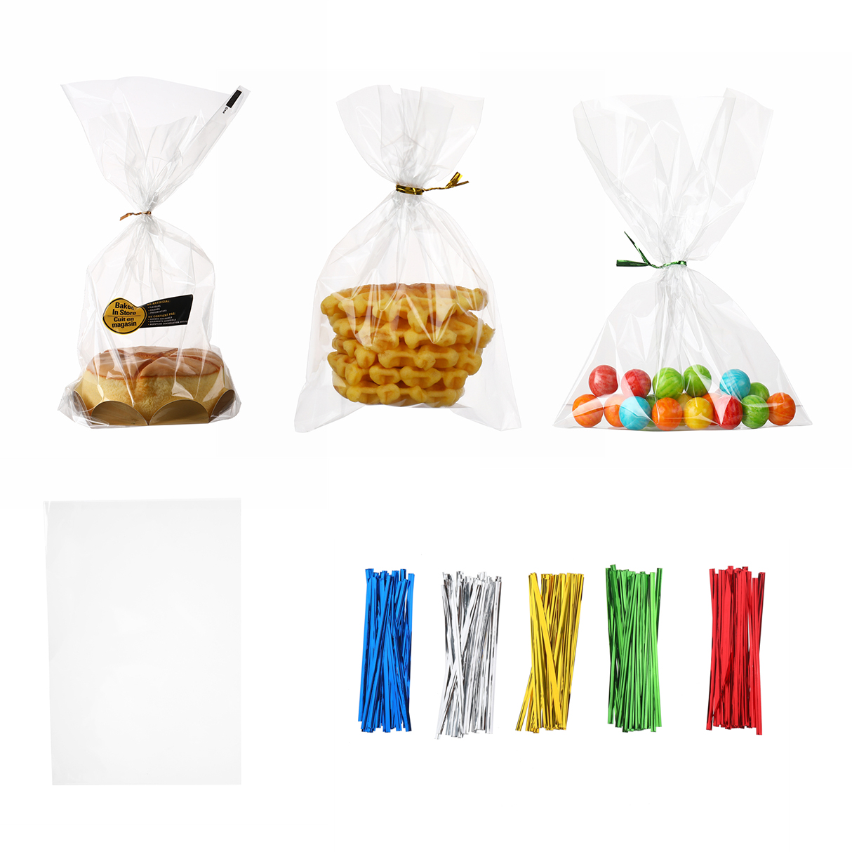 High Transparency Polypropylene Flat Bag Food Grade