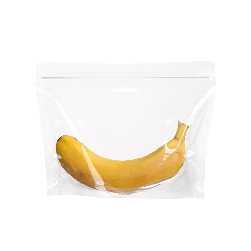 Reclosable Flat Bottom Cellophane Bag With Die-cut Handle