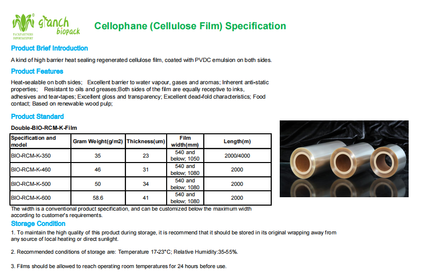 Cellulose stretch wrap film