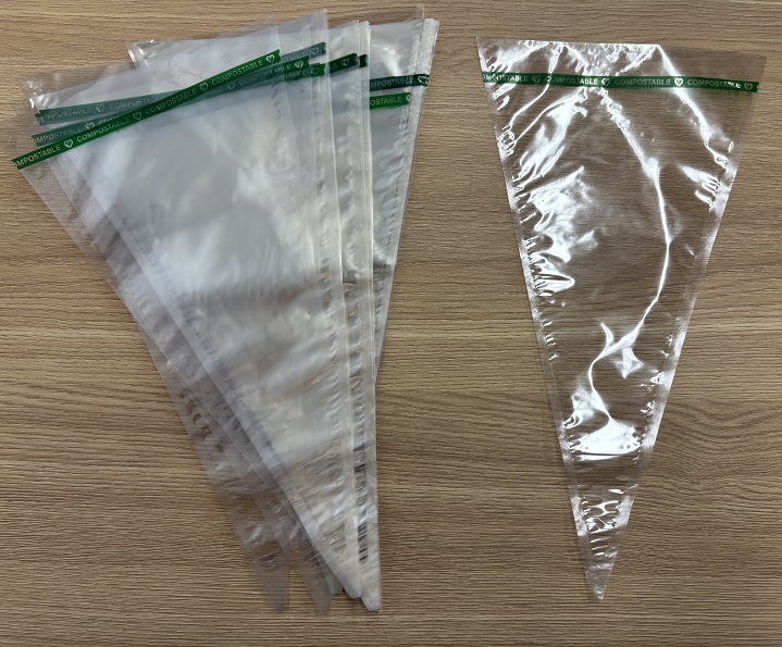 Clear Home Compostable Cellophane Cones