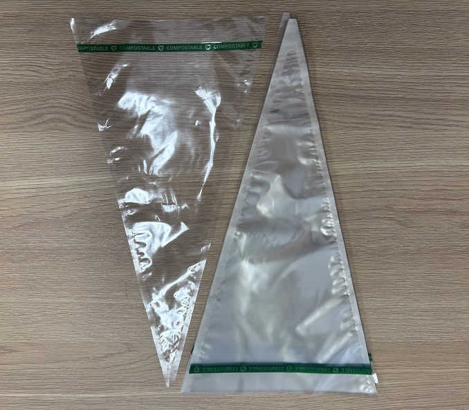 Clear Home Compostable Cellophane Cones