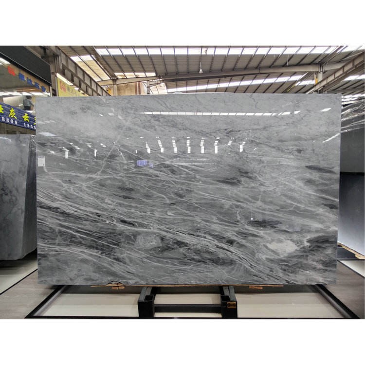 Natural Stone Luxury Modern Style Himalayas Grey Marble Kitchen
