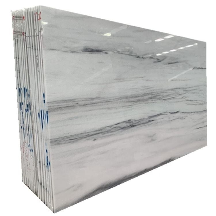 Columbian White Marble Stone Slabs White Countertop for Kitchen and Bathroom