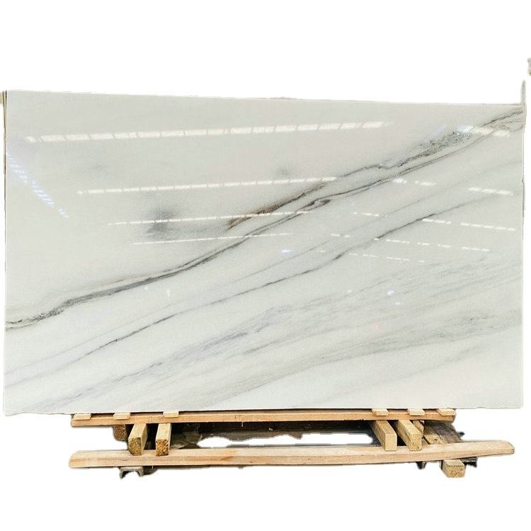 Columbian White Marble Stone Slabs White Countertop for Kitchen and Bathroom