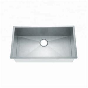 Simple Design Single Bowl Stainless Steel Handmade Kitchen Sink