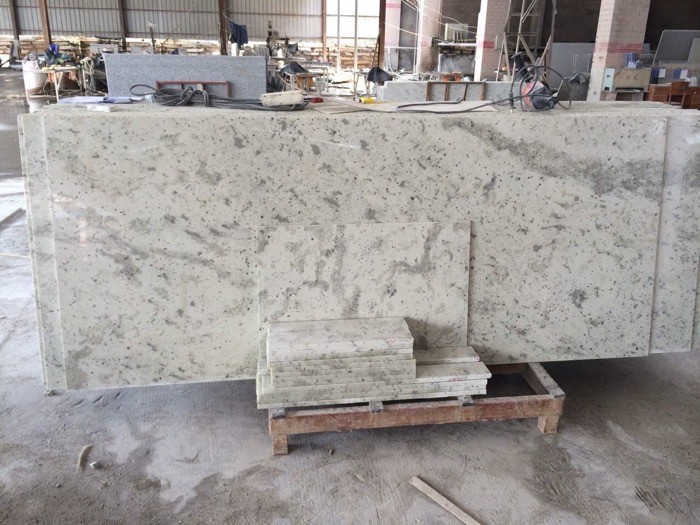 Jade White Granite Kitchen Countertop