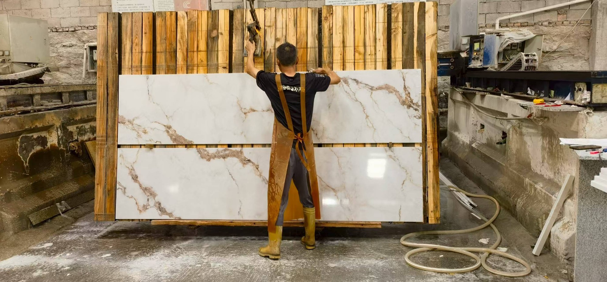 Artificial stone printing plate