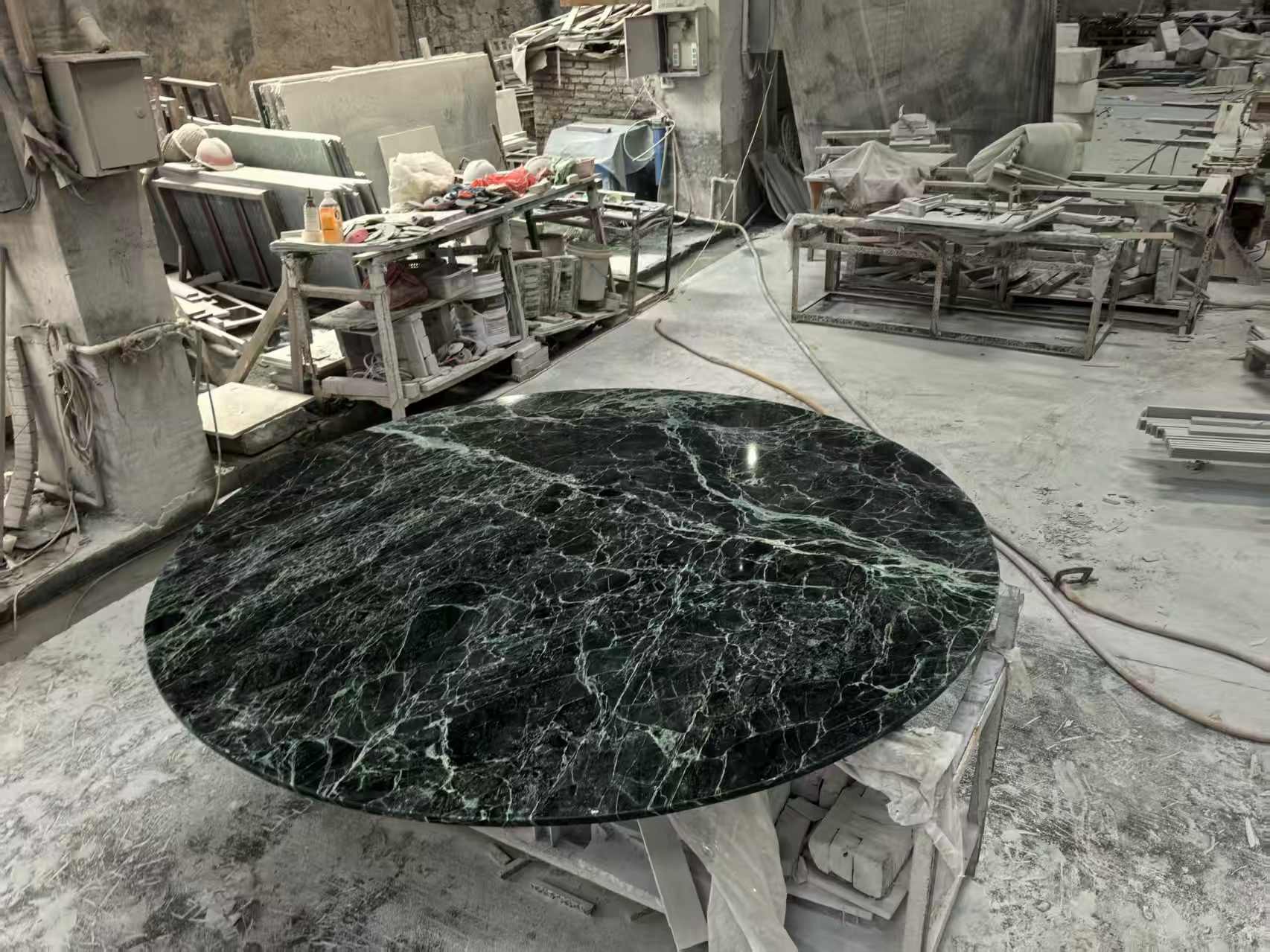 Green luxury stone