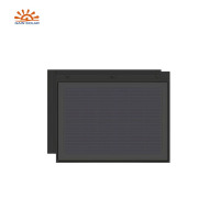 38W Skifer PV glass city O mini serie Svart solcelle takstein