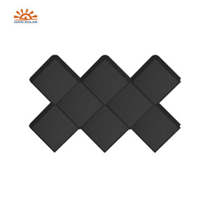 T Max R Dragon scale shingles solar tile