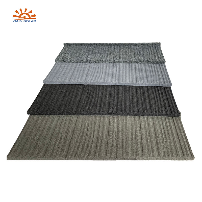 T 最大限度 L 光 太阳的 美学太阳能金属瓦