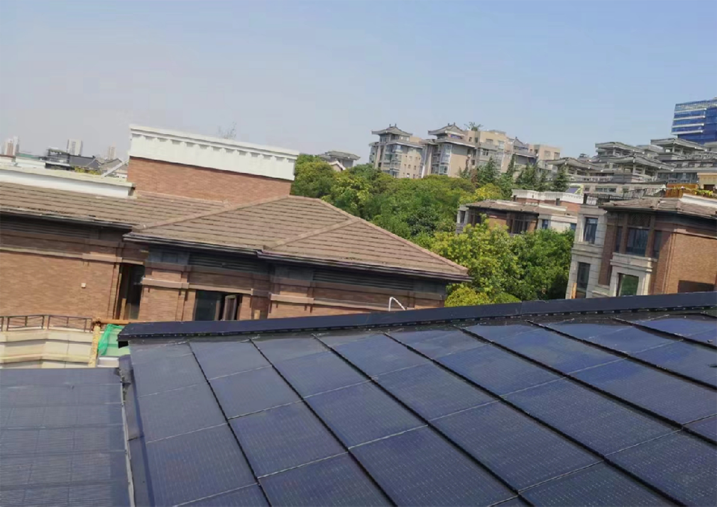 Xi'an Zhongjing Bopin Villa Solar Roof tile Renovation Project (15kw) - T Max A