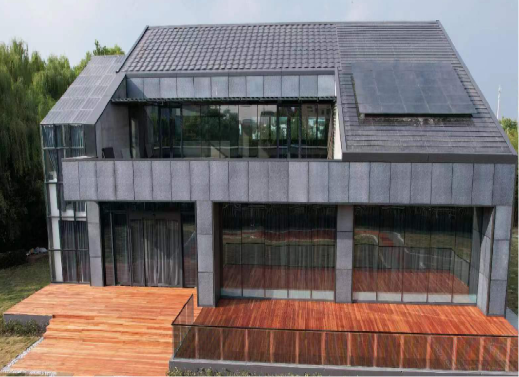 Jiangsu Suqian Enterprise Exhibition Center Solar roof tile Project (43kw) - T MAX A