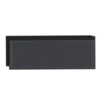 90W Photovoltaic slates shingles O max series Black solar roof tile