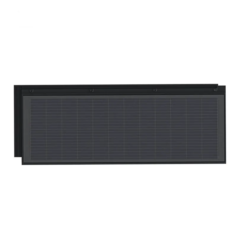 90W Photovoltaic slates shingles O max series Black solar roof tile