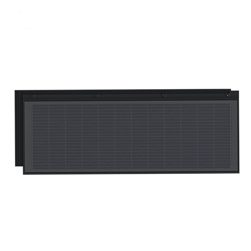 90W Solcelleskifer helvetesild O max-serien Svart solcelletakstein