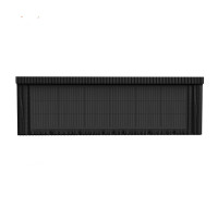 Black Solar estetiske metallflissett L-serien solenergifliser