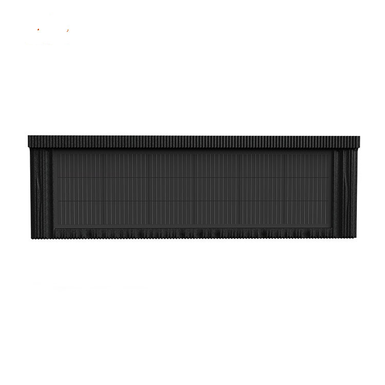 Black Solar estetiske metallflissett L-serien solenergifliser