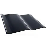 Black Solar aesthetic metal tile kit L series solar tile