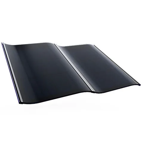 Black Solar aesthetic metal tile kit L series solar tile