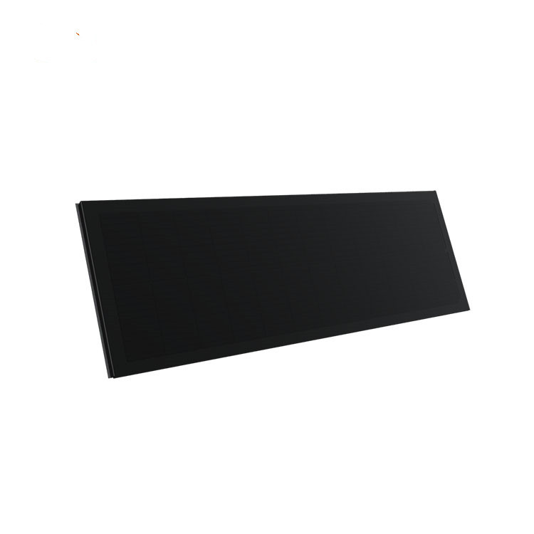 Black Solar estetiske metallflissett L-serien solenergifliser