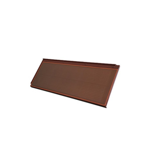 red solar roof tiles
